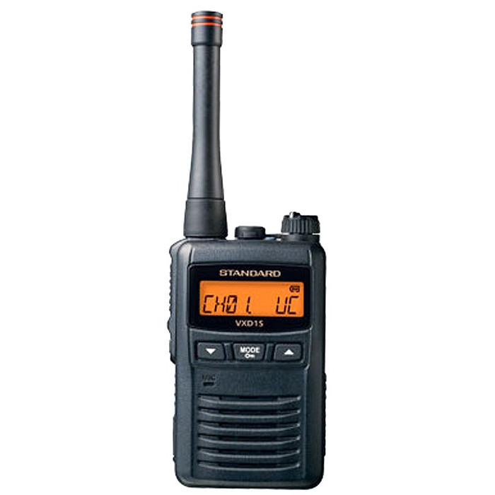 VXD1S 無線機 トランシーバー インカム スタンダード 八重洲無線 防水 上空 簡易無線 1W